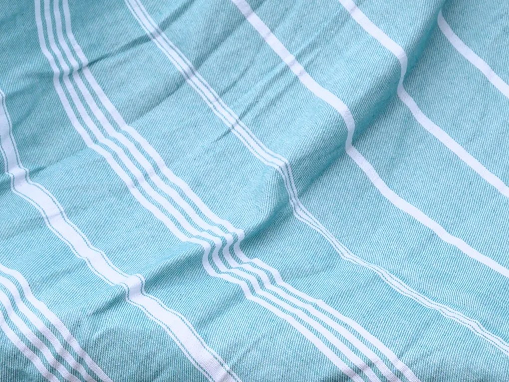 Strandtörölköző FARAO 90 x 180 cm, türkiz