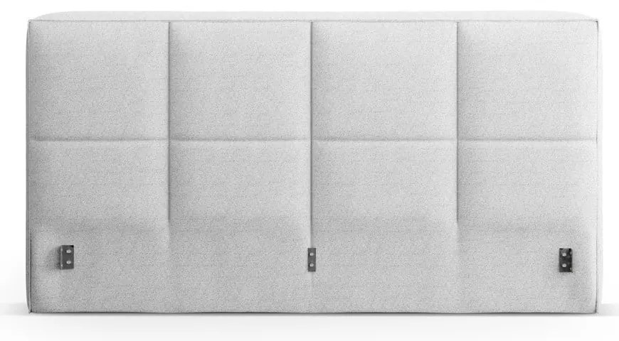 Világosszürke kárpitozott ágytámla 249x100 cm Darren – Micadoni