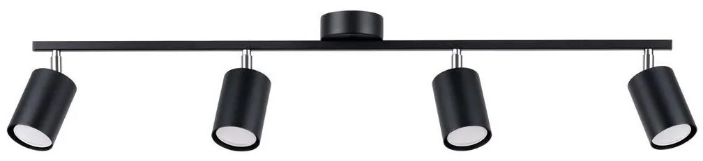 Sollux SL.1168 - Spotlámpa LEMMI 4xGU10/10W/230V fekete