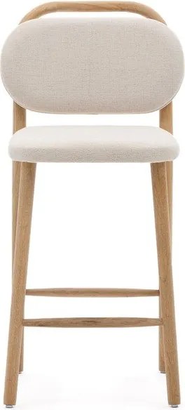 Bézs bárszék (ülésmagasság 66 cm) Helda – Kave Home