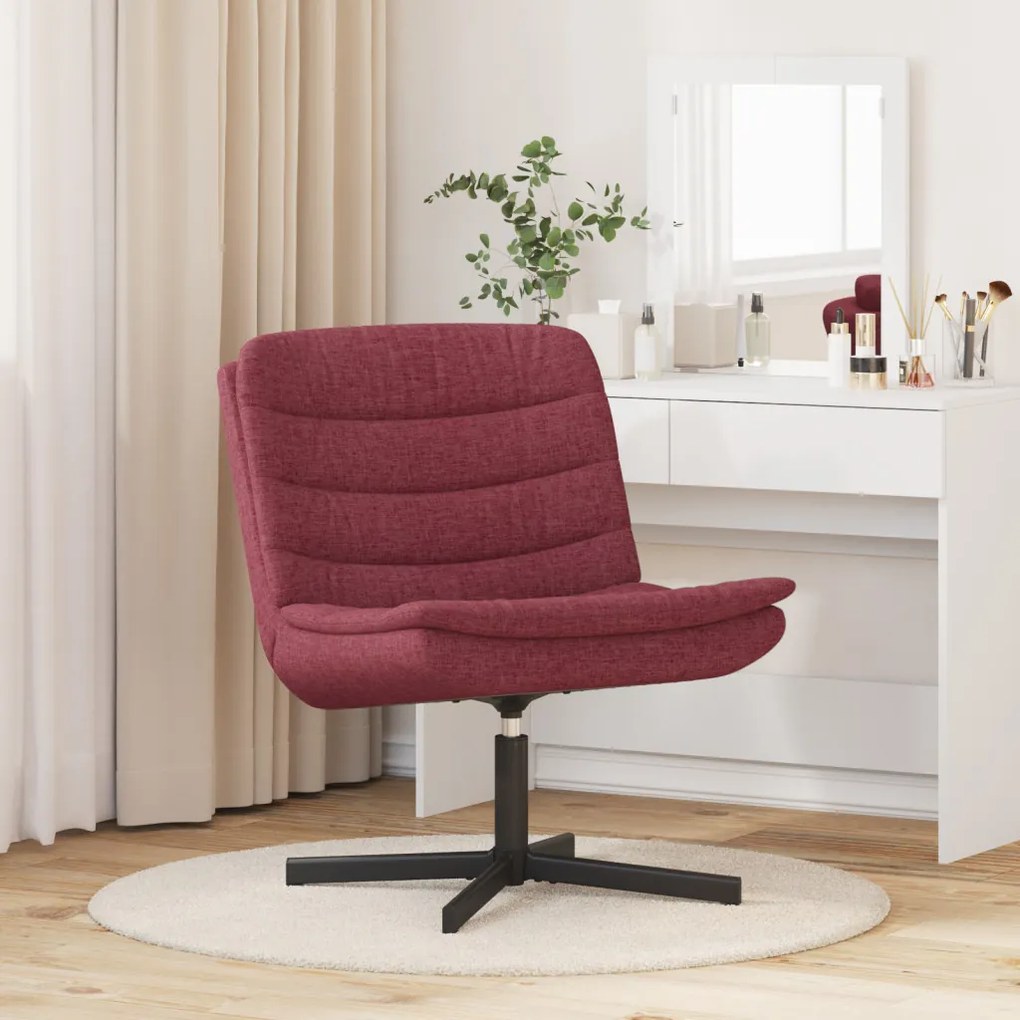 Forgószék Burgundi Vörös Szövet Standard Ergonómikus Forgószék