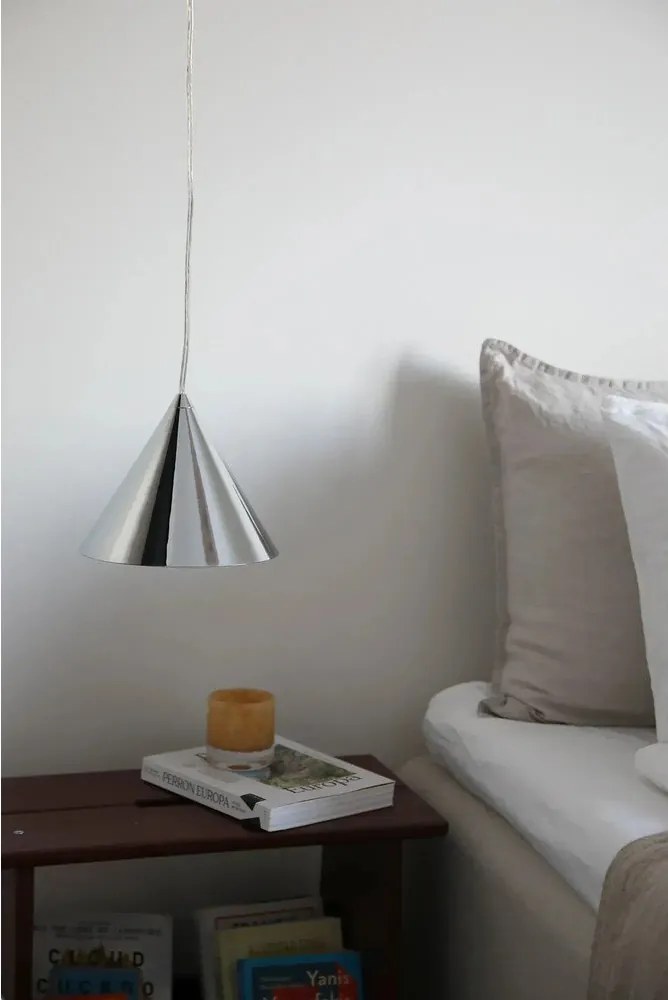 Ezüstszínű fém függőlámpa fém búrával ø 19 cm Tip – Markslöjd