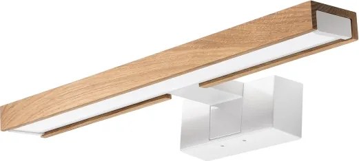 Brilagi - LED fürdőszobai tükörvilágítás 3 az 1-ben WOODY MIRROR LED/8W/230V IP44 fehér/tölgy