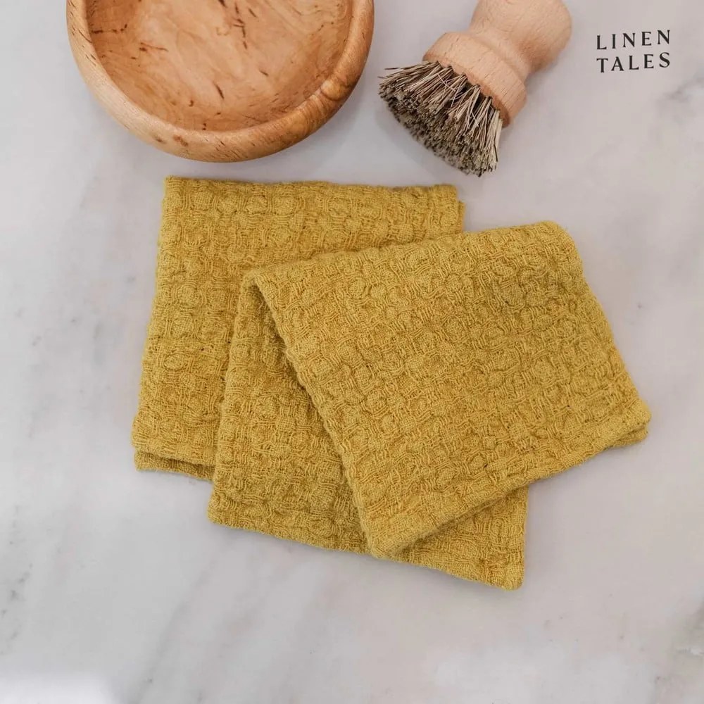 Len konyharuha szett 2 db-os 26x26 cm – Linen Tales