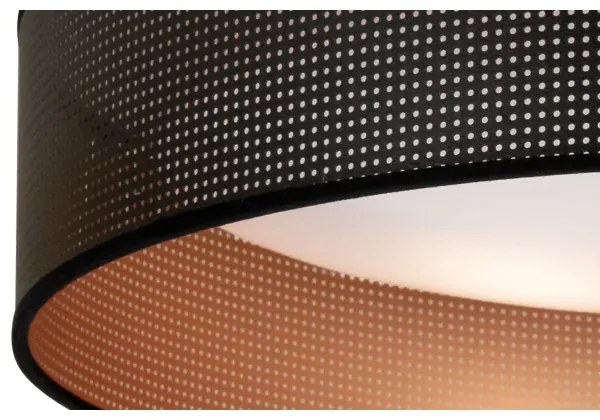 Duolla - LED Mennyezeti lámpa ROLLER LED/24W/230V átm. 45 cm fekete/réz