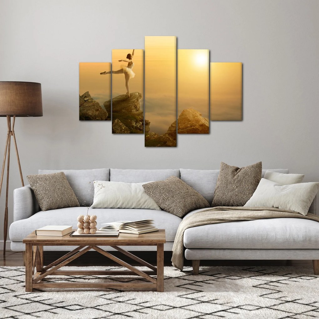 Kép - balerina a sziklán (150x105 cm)