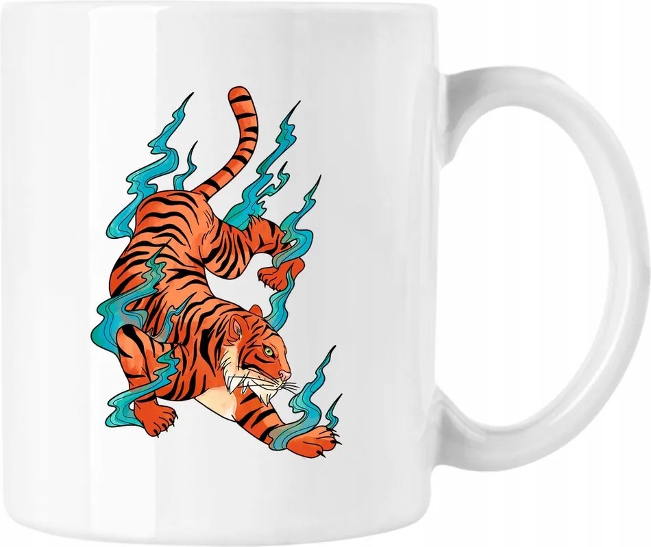 Bögre Tigris Művészet 5 Fehér 330ml