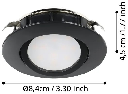 Eglo 900748 - LED Dimmelhető beépíthető lámpa PINEDA LED/5,5W/230V