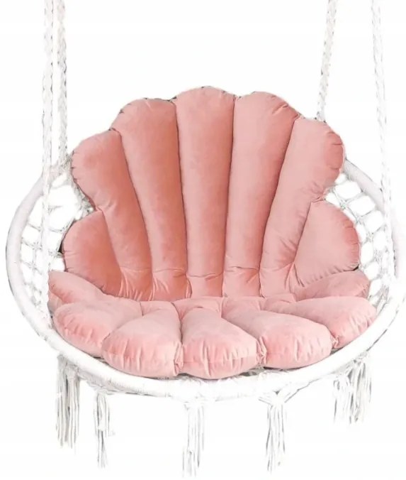 Székpárnák Velvet Pink Shell