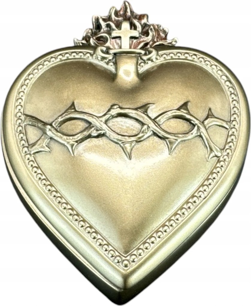 Jézus szíve ékszerdoboz tövisekkel Veronese WU77606A4