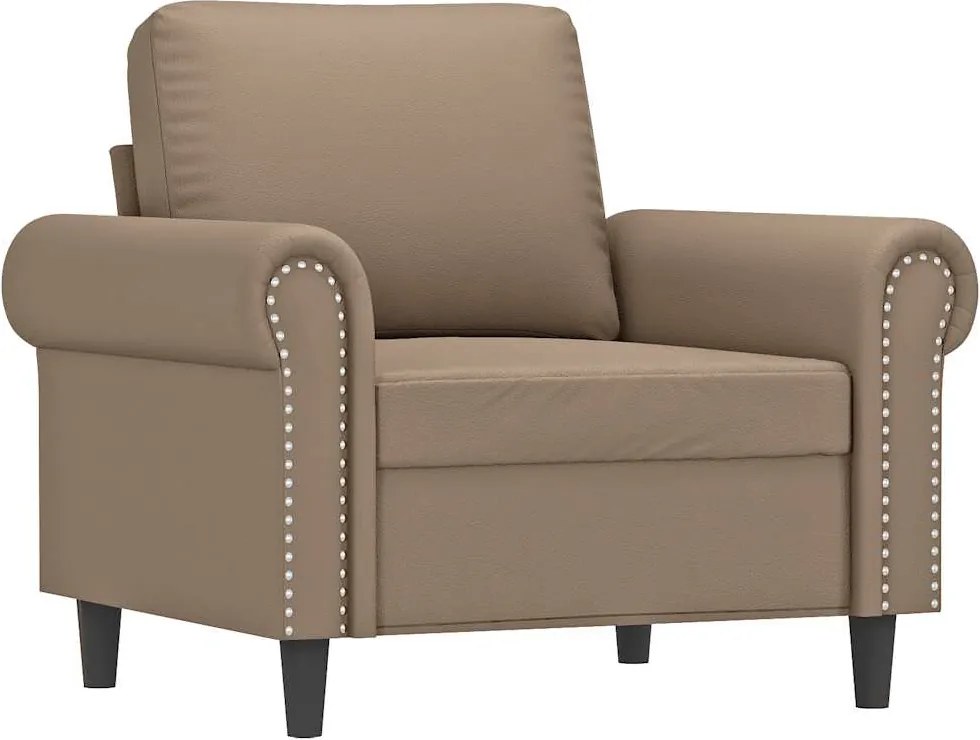 vidaXL kávészínű műbőr kanapéfotel 60 cm