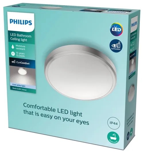 Philips - LED Fürdőszobai mennyezeti lámpa DORIS LED/17W/230V 4000K IP44