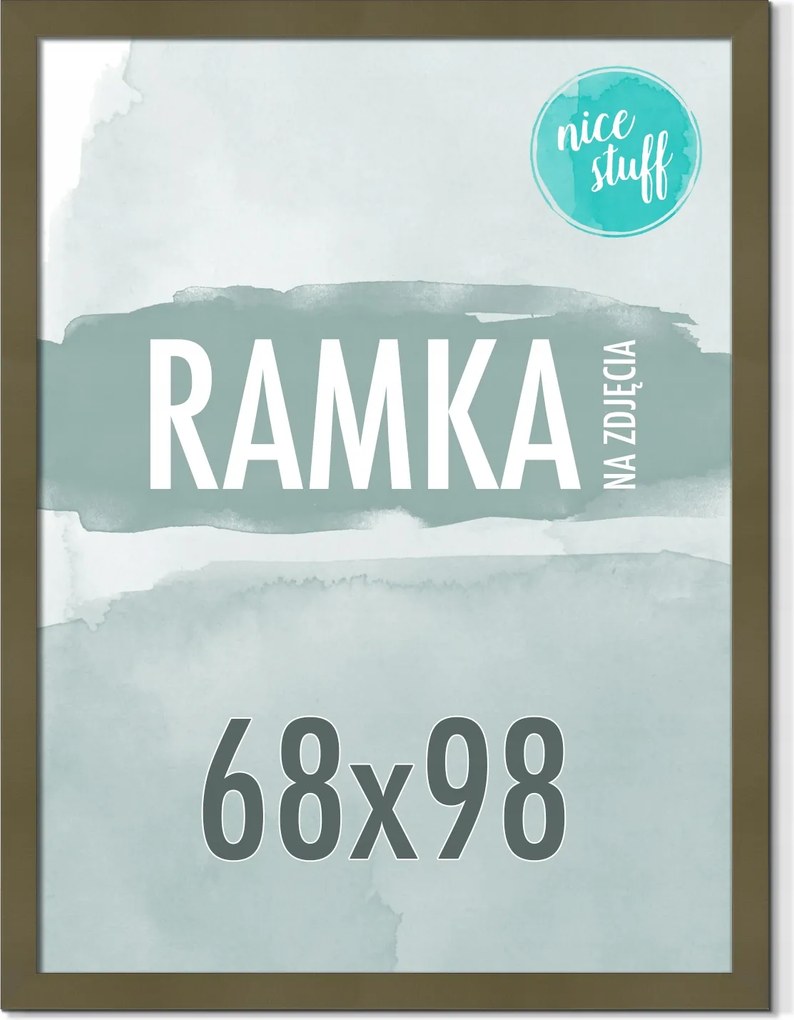 Képkeret 68x98 98x68 Képkeret Poszter Képkeret Zöld Olíva