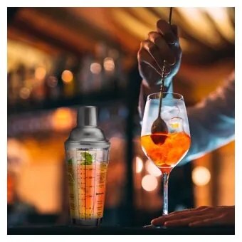 Westmark SAM 3db-os koktél shaker, üveg/acél ,400 ml