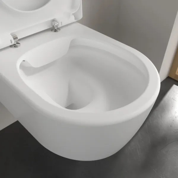 Villeroy & Boch 5656HRRW - AVENTO fali WC SoftClose ülőkével, kerámia/fehér