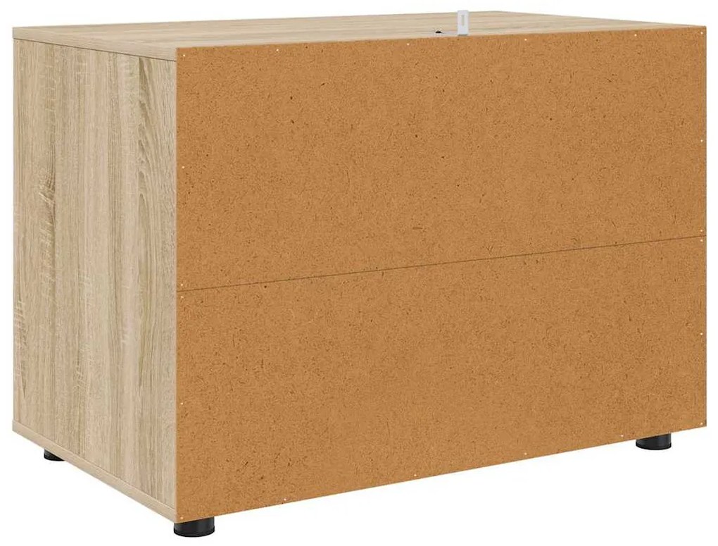 vidaXL Tárolószekrény Sonoma tölgy 80 x 48 x 57 cm Faanyag