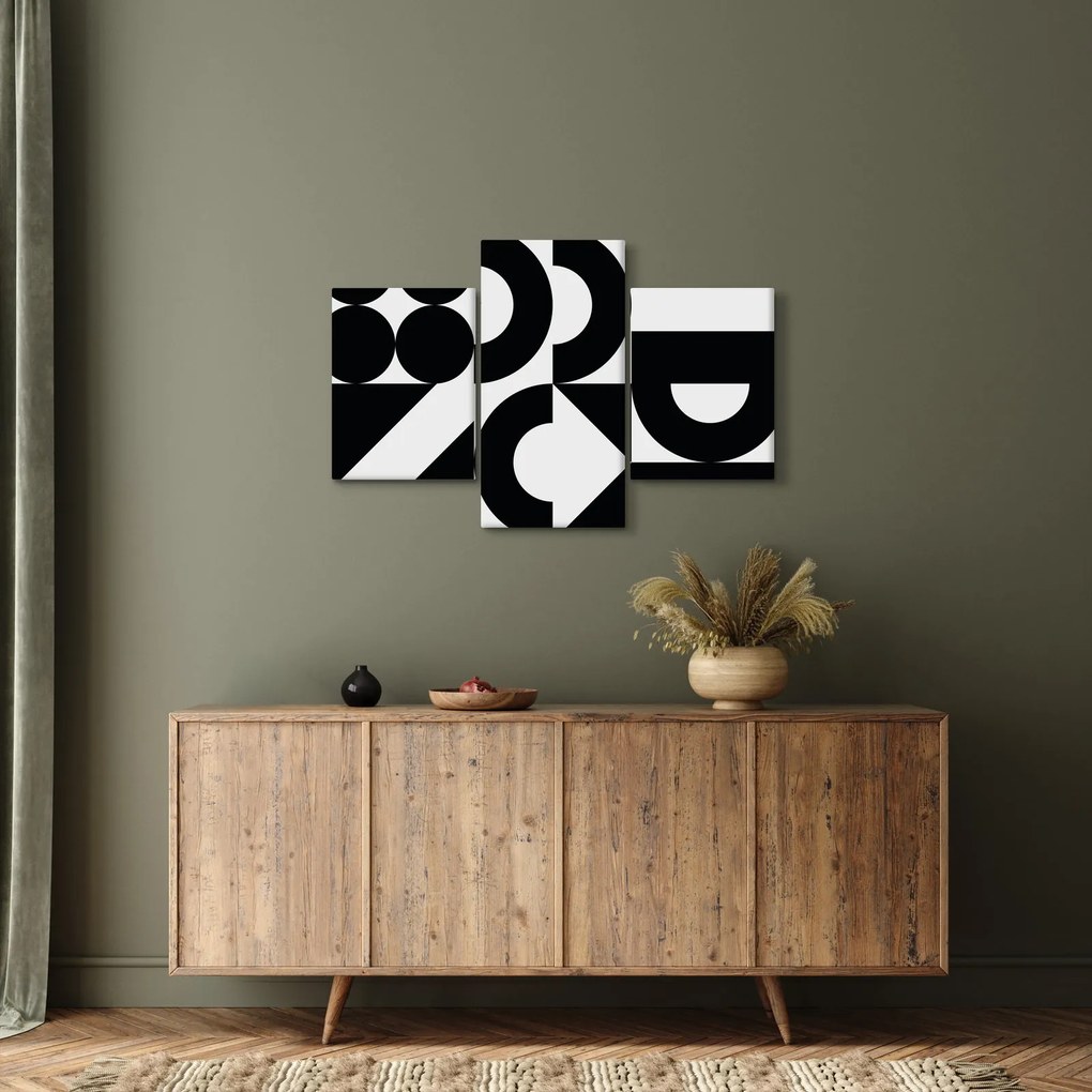 Kép - Geometriai absztrakció N⁰2 (90x60 cm)