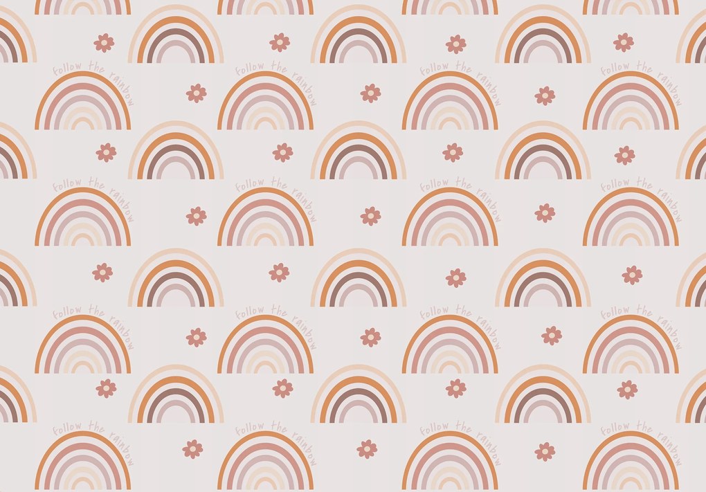 Fotótapéta Gyerekeknek szivárvány tapéta Ég 416 x 254