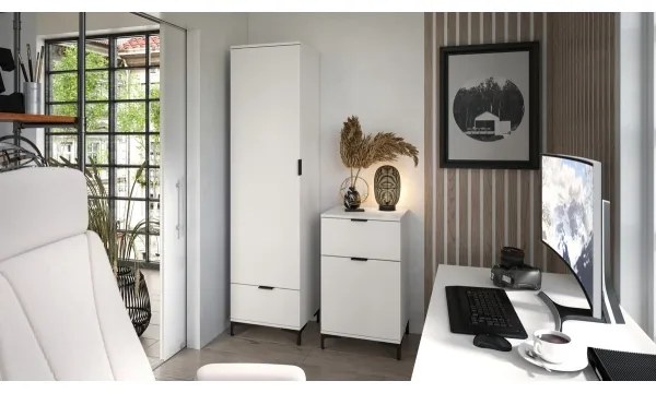 LORA fehér szekrény fiókkal