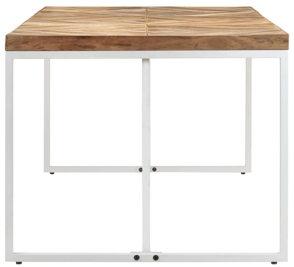 Tömör akácfa és mangófa étkezőasztal 180 x 90 x 76 cm