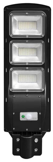 LED állítható fényerejű napelemes utcai lámpa LED/12W/3,2V 6000K IP65 10000 mAh