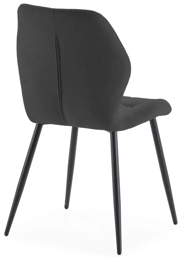 Fekete étkezőszék szett 4 db-os Luna – Marckeric