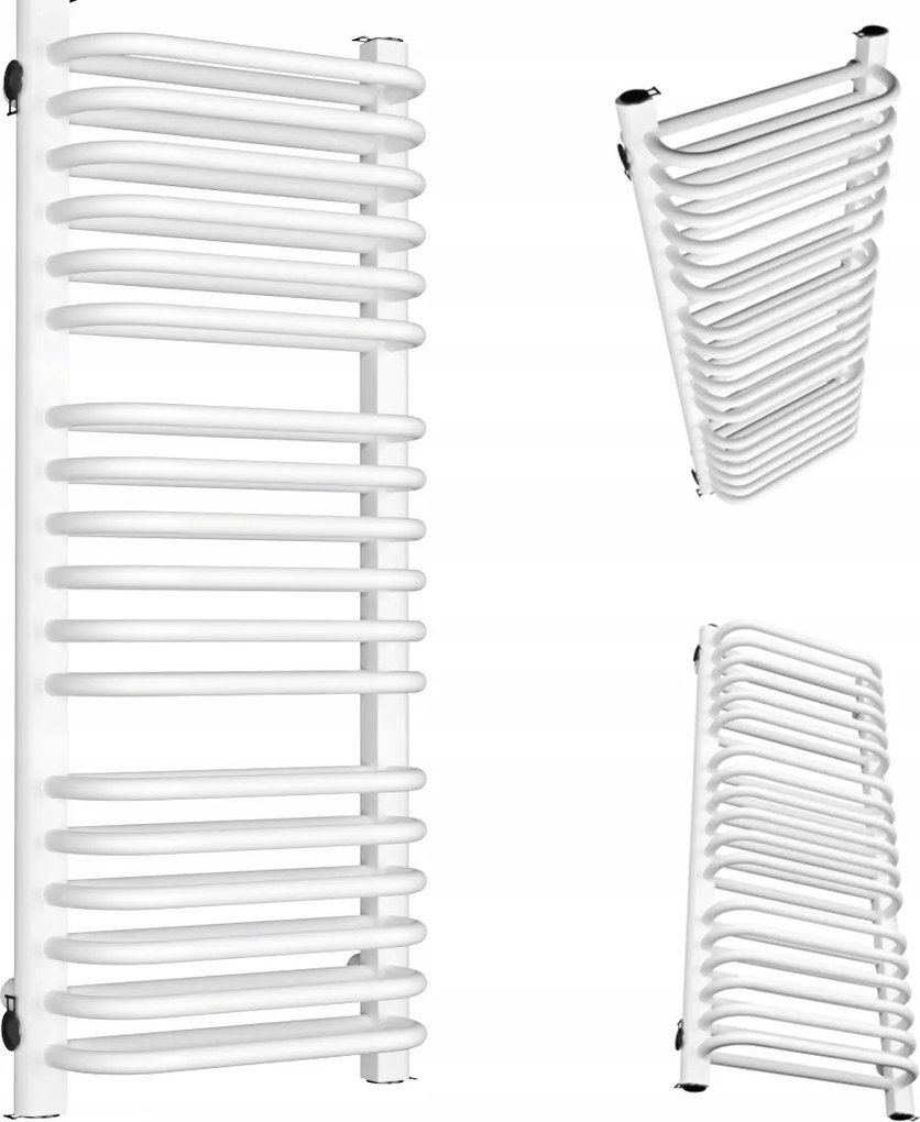 Fürdőszobai Radiátor Függőleges Double 1580/400 Matt Fehér
