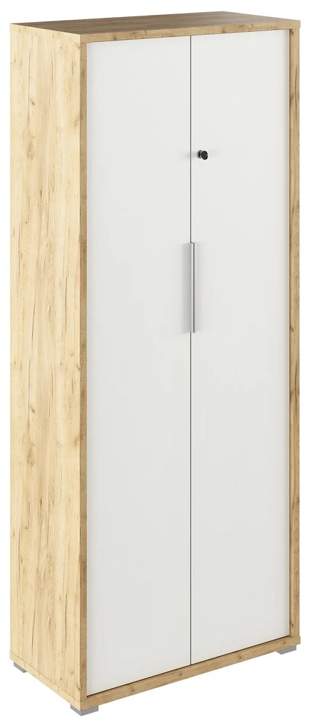 Szekrény Rumia 31 (kézműves tölgy + fehér). 1064689