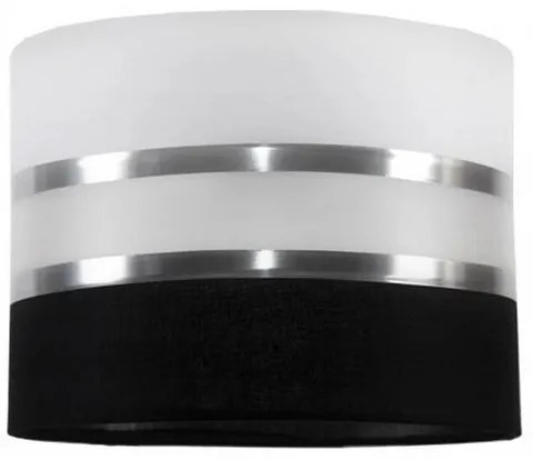 Csillár zsinóron CORAL 3xE27/60W/230V fekete-fehér