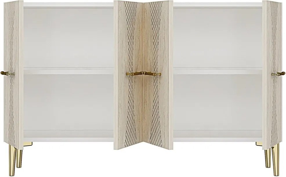 Slim 120 - White, Travertine