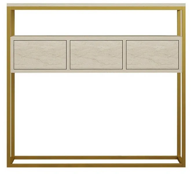 Guarda Travertine and Gold kisasztal