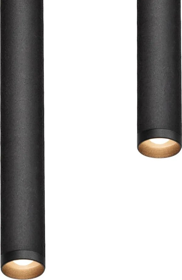 KASPA 11178202 ROLL Hengeres Függesztett Lámpa Fekete LED IP20