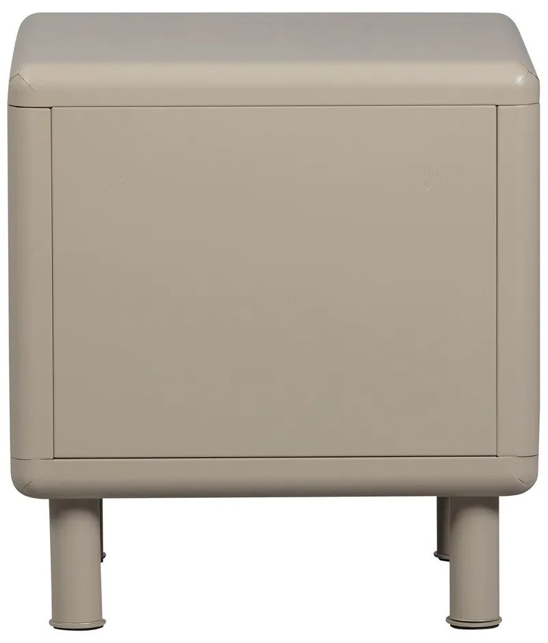 Bézs fém éjjeliszekrény Rune – WOOOD