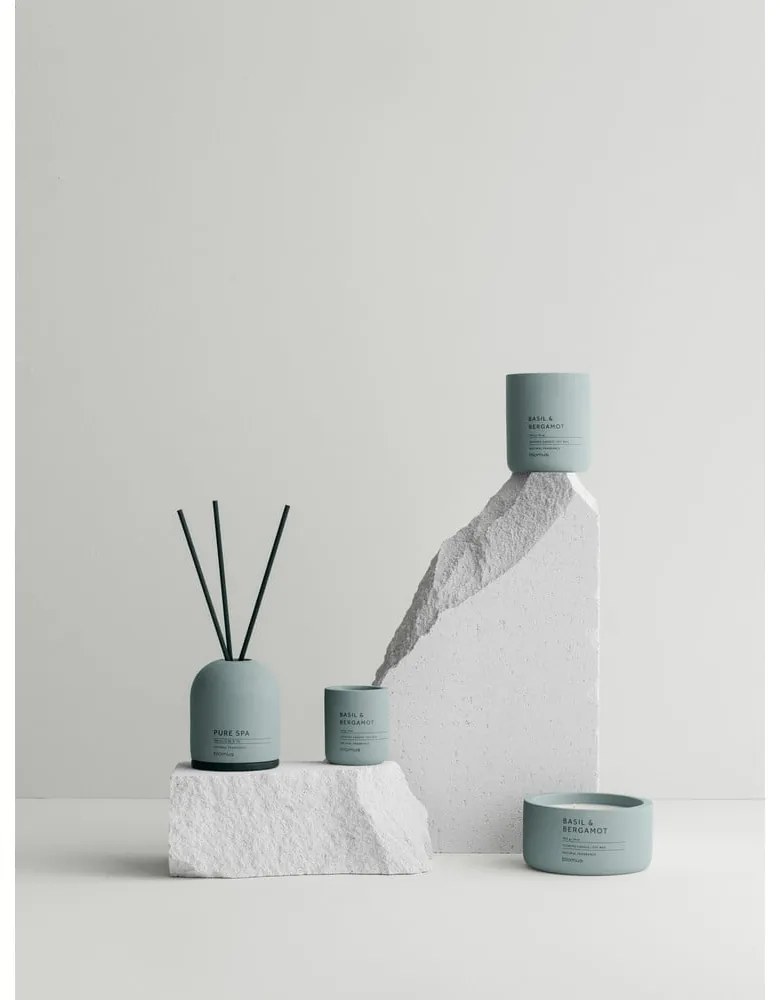 Illatos szójaviasz gyertya égési idő 25 ó Fraga: Basil &amp; Bergamot – Blomus