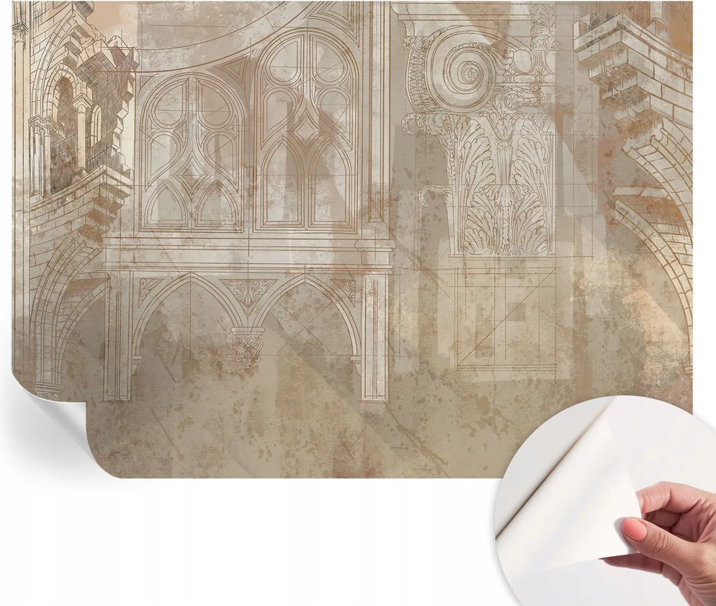 Fotótapéta Falra Hálószoba Nappali Történelmi díszek 208x146 cm