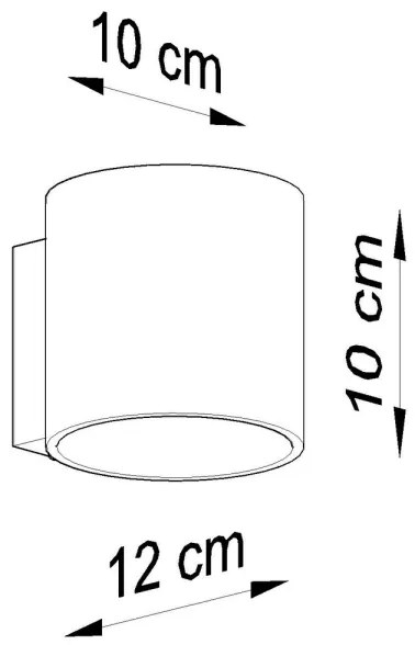 Sollux SL.0050 - Fali lámpa ORBIS 1 1xG9/40W/230V fehér