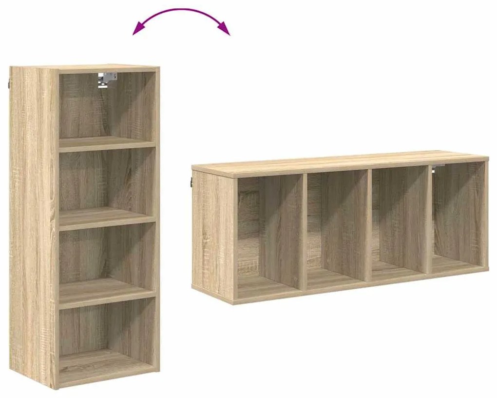 Függő szekrény Riga Sonoma tölgy 40 x 29,5 x 100 cm Faanyag