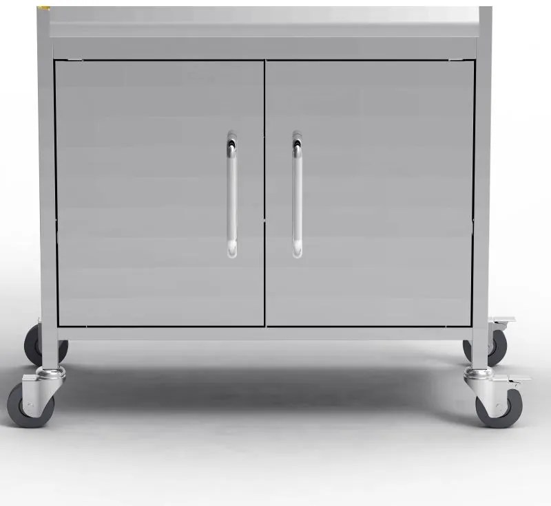 AVENBERG VERMONT BBQ gázgrill rozsdamentes acélból, oldalsó égővel