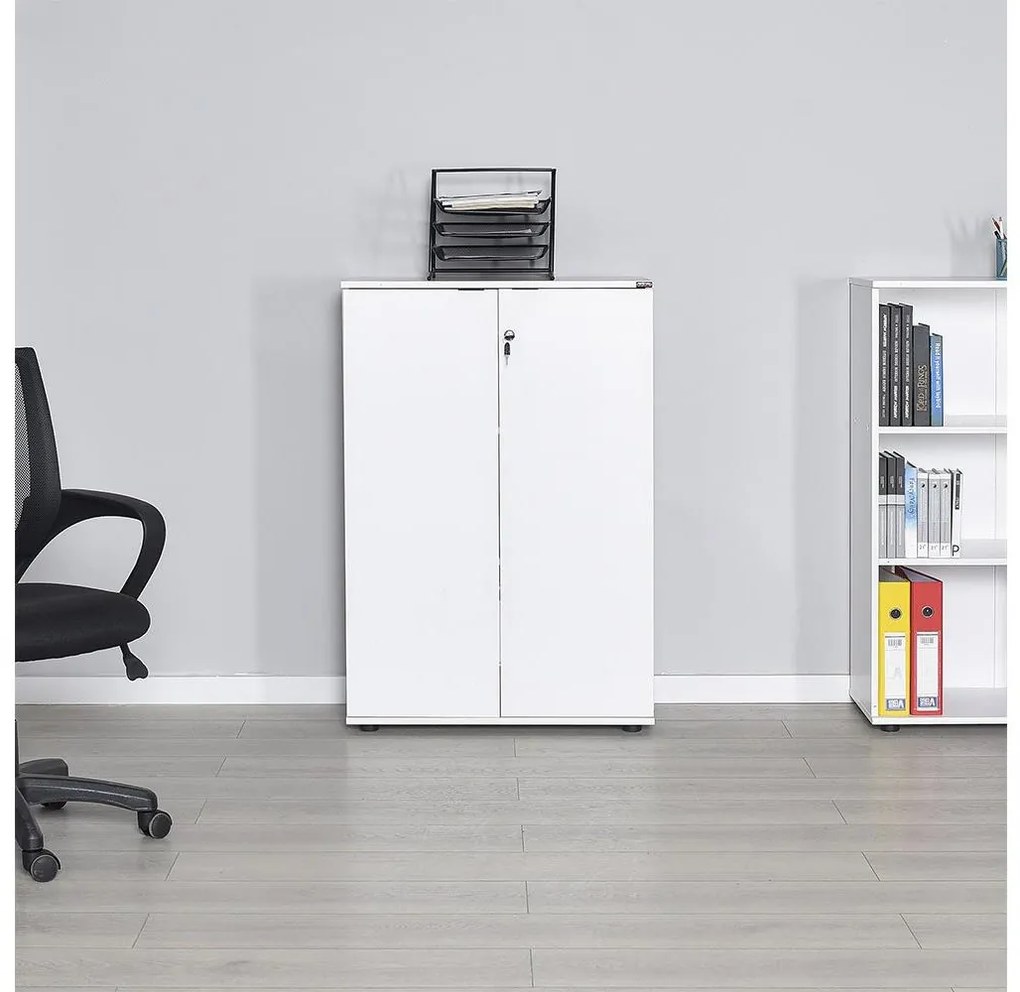 Adore Furniture Szekrény 109x72 cm fehér AD0095