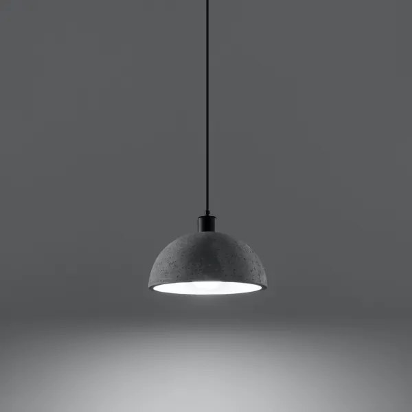 Sollux SL.0847 - PABLITO 1xE27/60W/230V beton mennyezeti lámpa kábellel