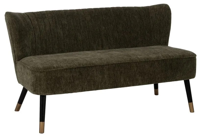 Zöld zsenília kanapé 134 cm Glam – Ixia