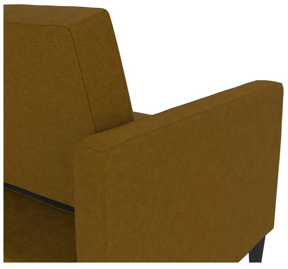 Sárga kinyitható sarokkanapé Celine – Støraa