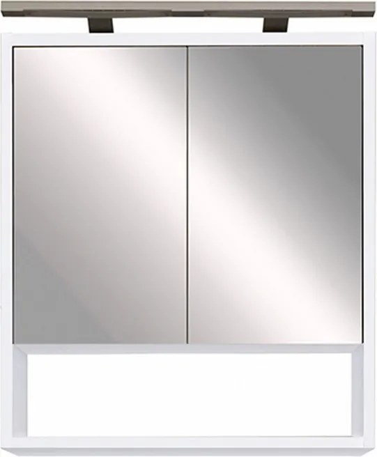 Luna 60 felső tükrös szekrény fehér