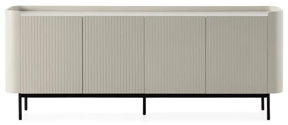 Krémszínű komód 200x80x40 cm Willa – MOME