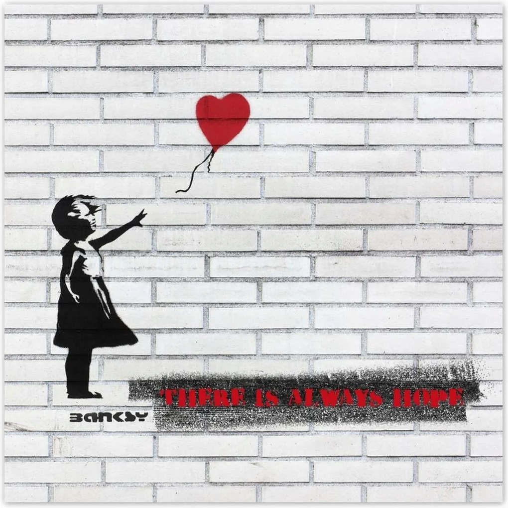 Poszterek 100x100 Theres always hope Banksy
