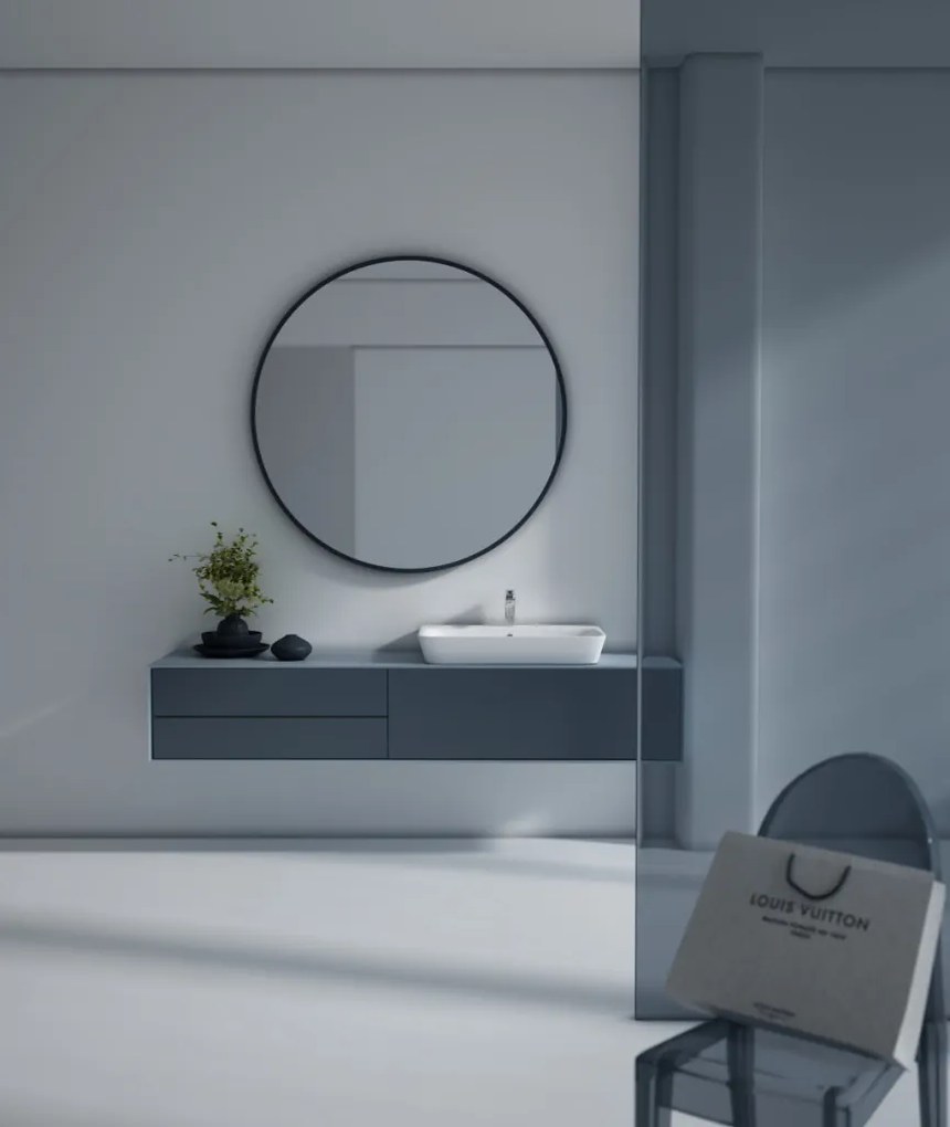 Sanovit 3065 collections - PULTRA ültethető - Top Counter - porcelán mosdó - - 65 x 45 cm
