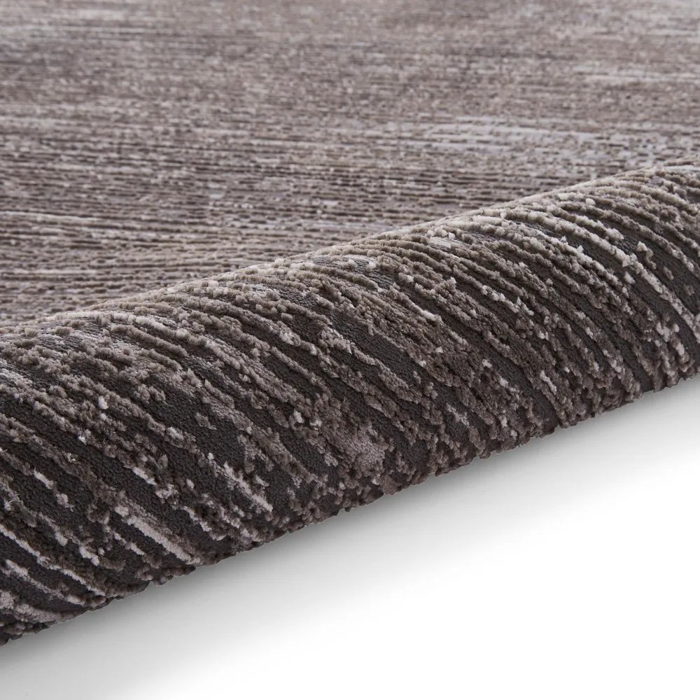 Sötétszürke mosható szőnyeg újrahasznosított szálakból 120x170 cm Flores – Think Rugs