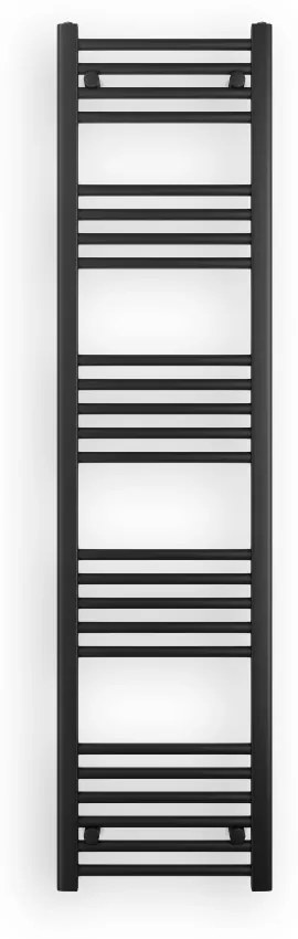 Ecoradco törölközőszárító radiátor 40 x 160 cm (Fekete)