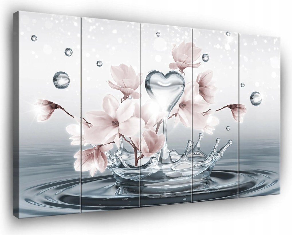 Vászonkép Absztrakt Falikép 5 Részes Hálószoba Nappali 150x100