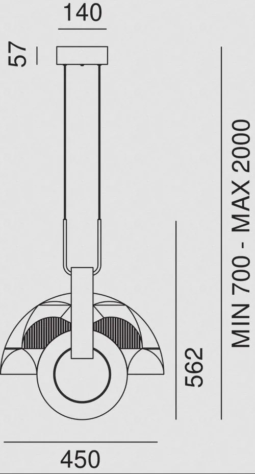 IL FANALE F1A1 MIAMI Modern Függesztett Lámpa LED IP20